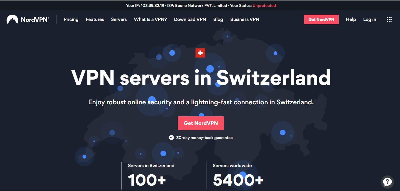 NordVPN Switzerland servers